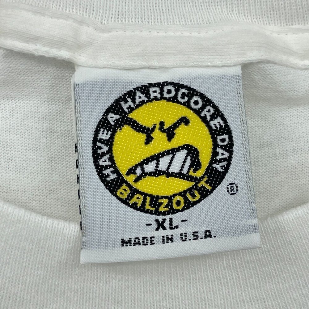 Vintage Y2K Balzout Gates Crashes DOS VS. MS Windows Humor Funny Shirt - Picture 4 of 5